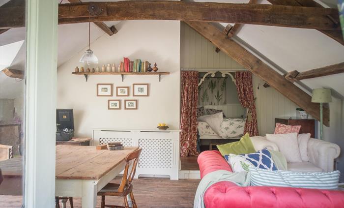 Romantic hayloft Brecon Beacons